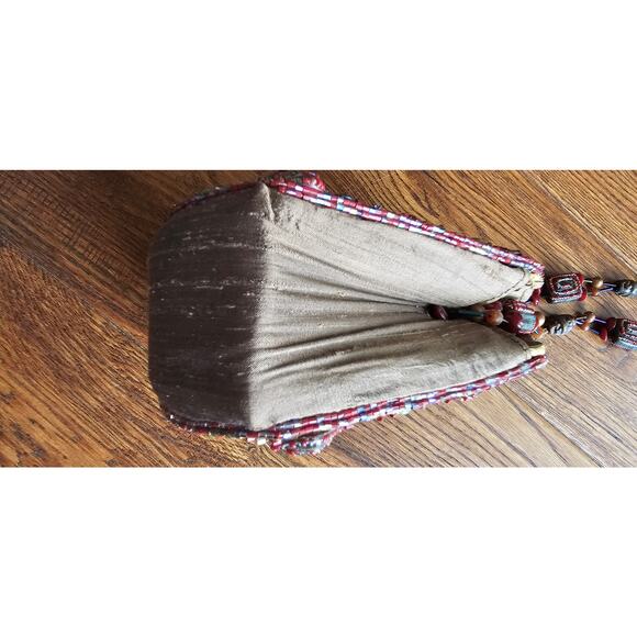 Vintage Mary Frances Egyptian Tapestry Purse Beaded Handbag Numbered - Picture 6 of 16